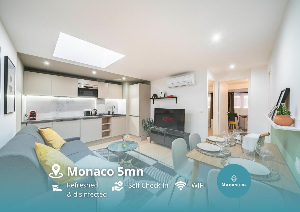 5Mn A Pied Monaco - Hypercentre - Aq Apartment Бюсолей Екстериор снимка